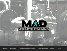 Tablet Screenshot of madathletes.com